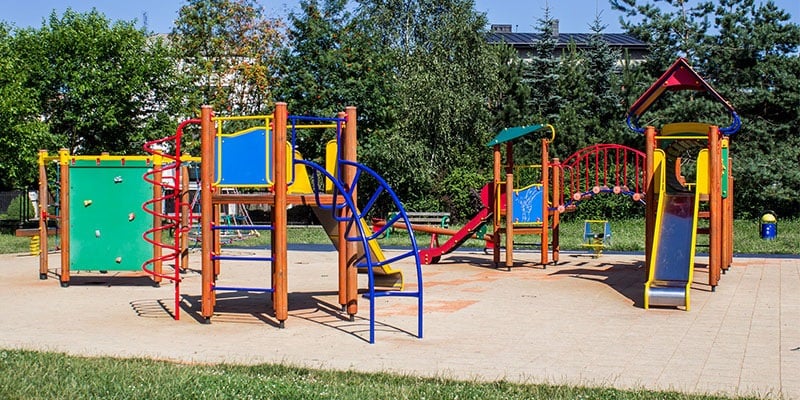 Fallschutz Spielplatz