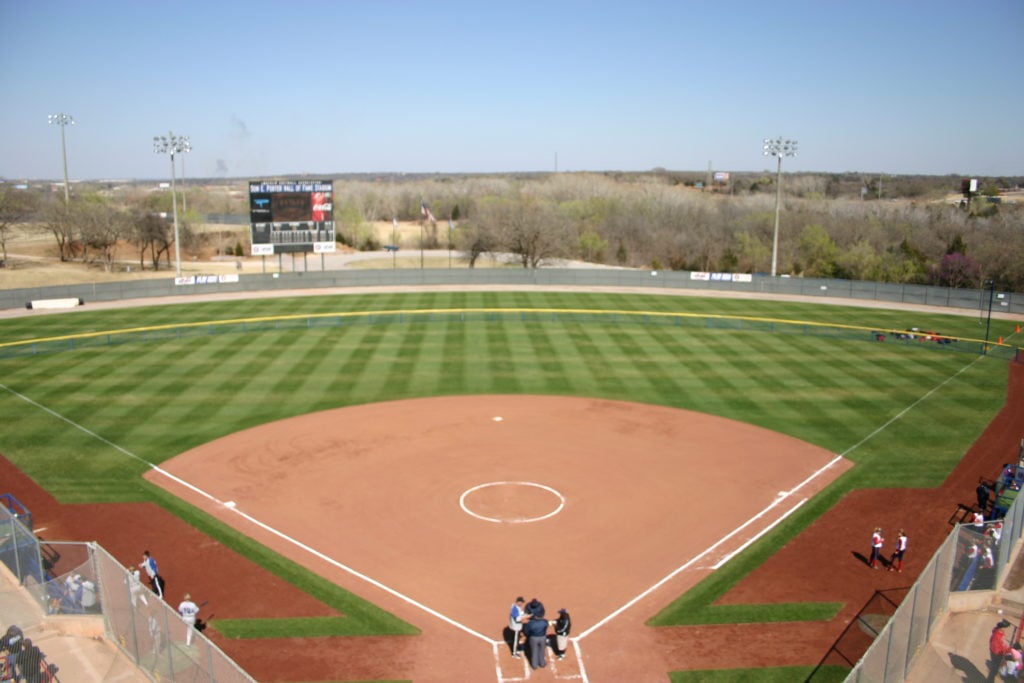 Softball als eine Variante von Baseball