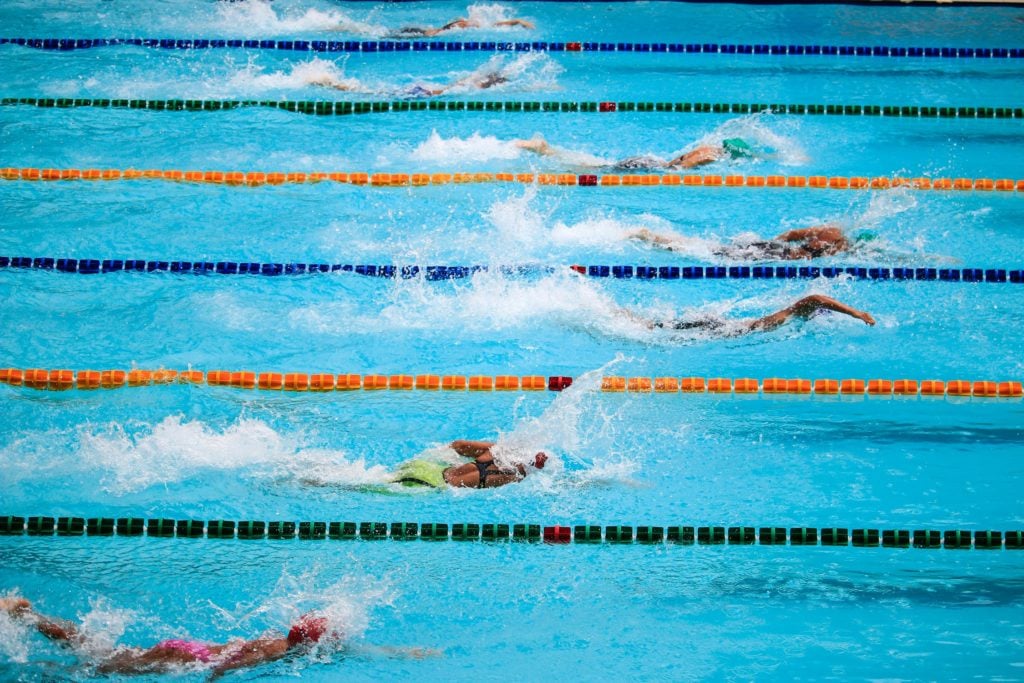 Beliebte Geräte im Schwimmbad