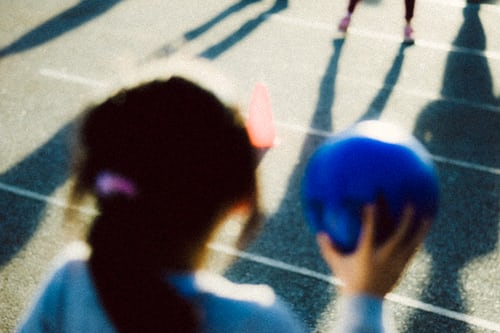 Fangen lernen von Kindern