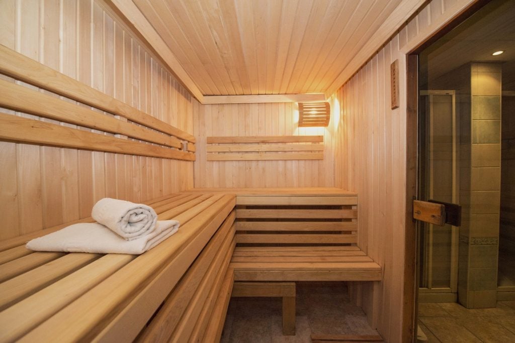 Sauna als Kombination von Wärme- Kältetherapie