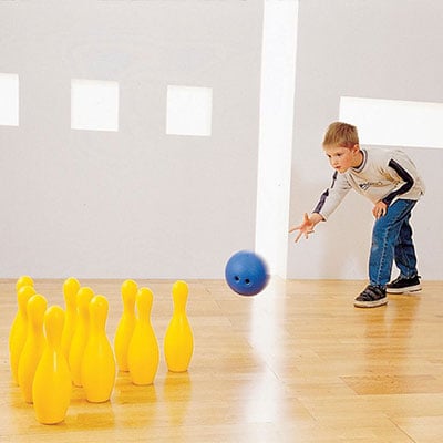 Spiele für Zuhause: Schaumstoff Bowling