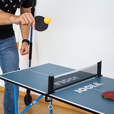 Spiele für Zuhause: Mini-Tischtennis