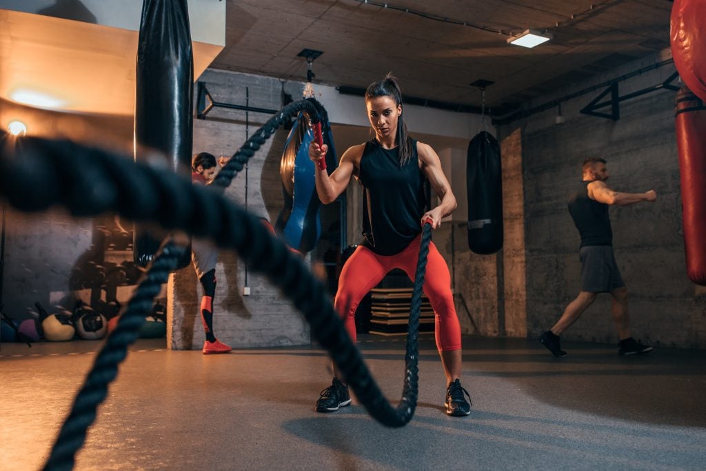 HIIT mit dem Battle Rope