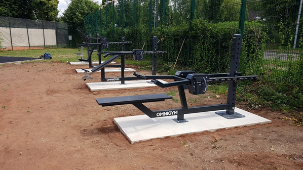 Outdoor Fitness ohne Fallschutz