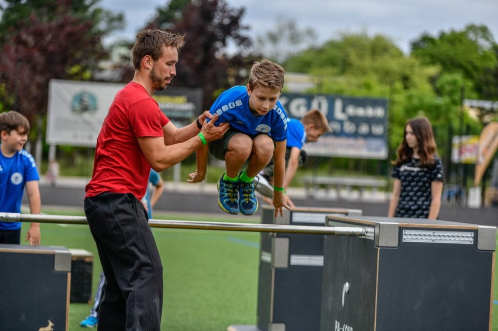 Parkour mit Kindern