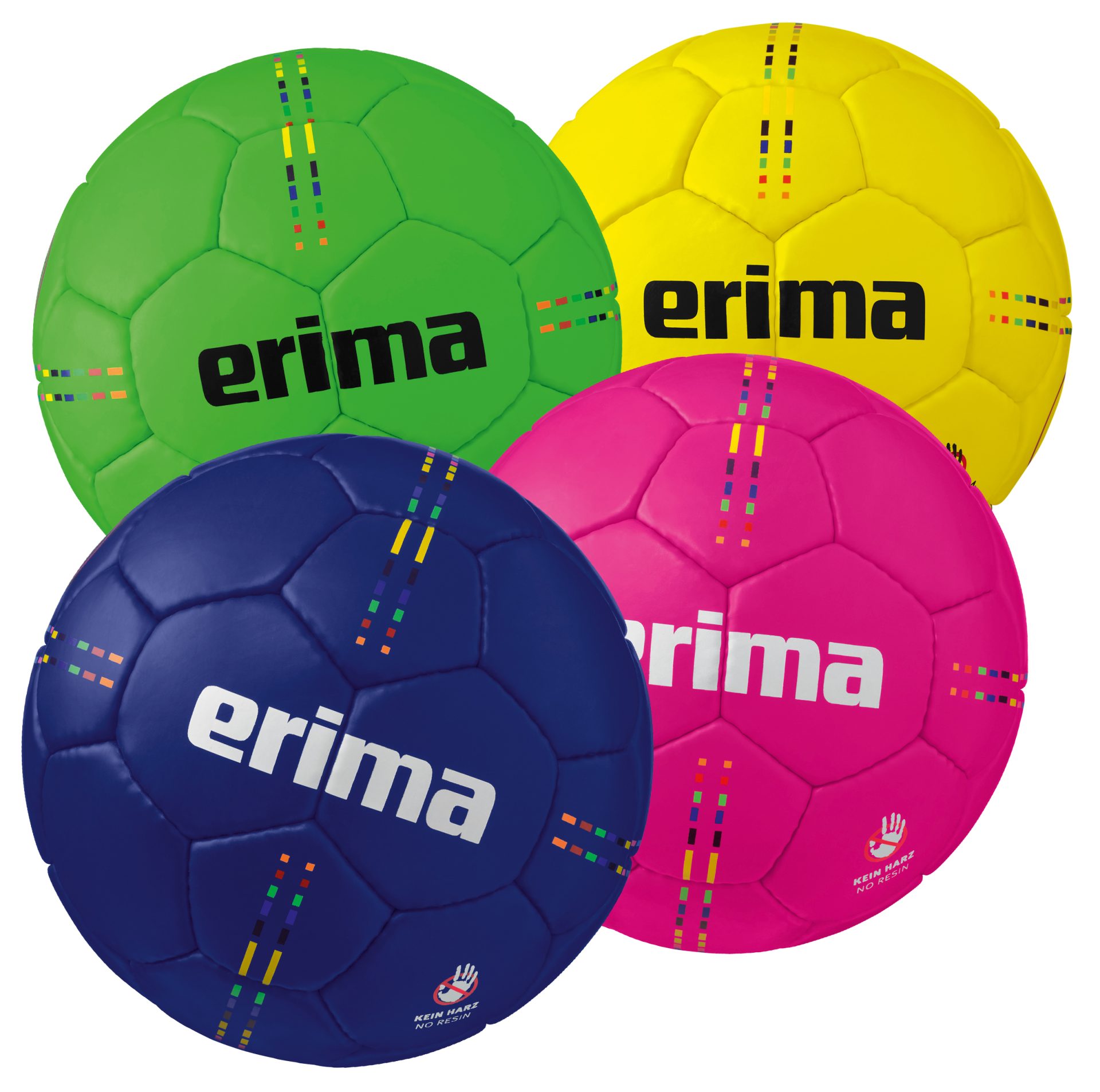 Ballon De Handball Erima Pure Grip N°3 – Mixte, Surface Adhérente – Parfait Pour Entraînement Et Match - 5