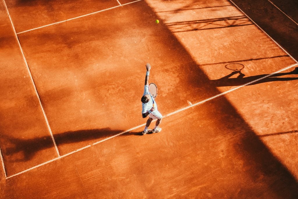 Frühjahrsinstandsetzung Tennisplatz