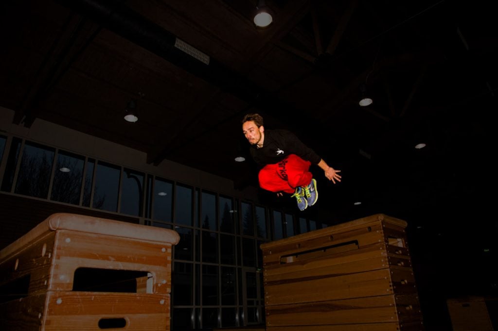 Kamil Feucht, Parkour Sporthalle