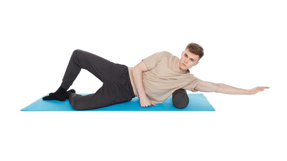 Foam Rolling Lat