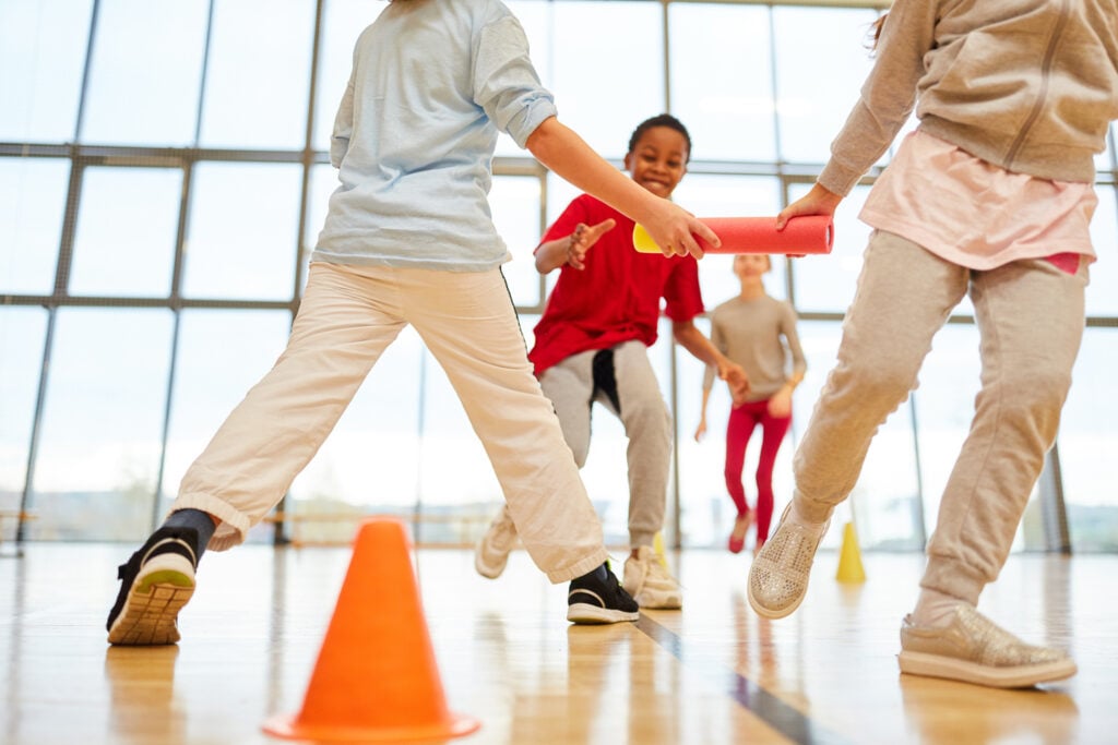 Staffellauf Kinder