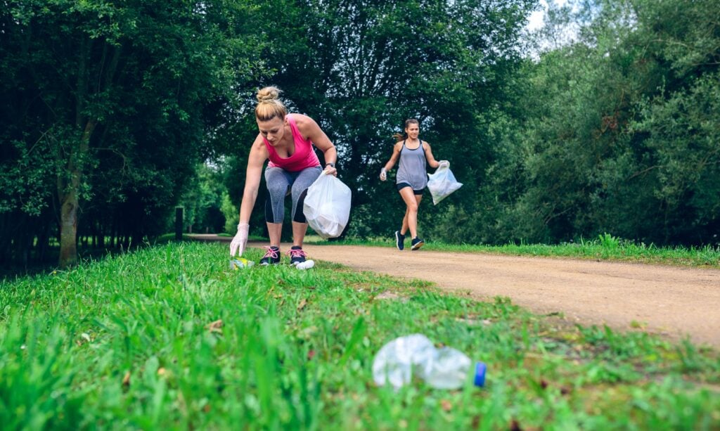 Plogging: Müll sammeln beim Joggen
