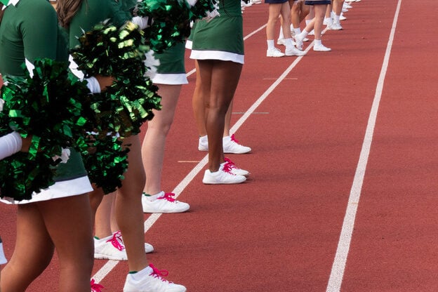 Cheerleading am Spielfeldrand