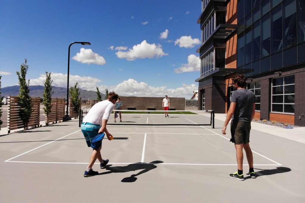 Pickleball im Freien