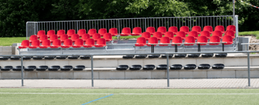 Tribüne im Kübler Sport Onlineshop kaufen Tribüne für Zuschauerbereiche in Sportstätten und Veranstaltungsanlagen
