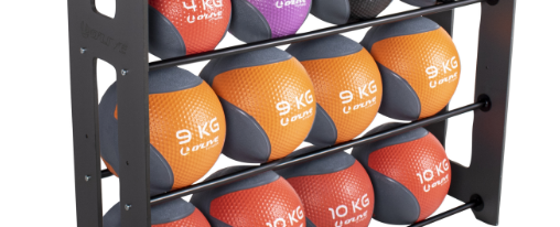 Ballregal online kaufen im Kübler Sport Onlineshop Stabiles Ballregal zur sicheren und platzsparenden Aufbewahrung verschiedener Bälle in Sporthalle oder Vereinsheim