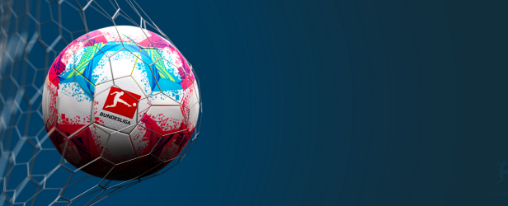Offizieller Bundesliga Ball für Training, Wettkampf und Teamsport auf dem Rasen
