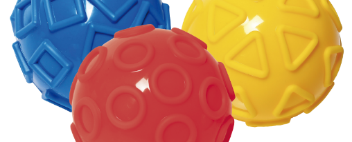 Motorikball online kaufen im Kübler Sport Onlineshop Bunte Motorikbälle in verschiedenen Größen und Materialien für Kinder und Erwachsene als vielseitiges Motorikspielzeug