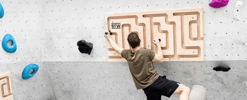 Klettertrainingsgeräte online kaufen im Kübler Sport Onlineshop Klettertrainingsgeräte zur Verbesserung von Griffkraft und Körperspannung beim Training in der Kletterhalle oder zu Hause