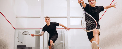 Squash-Ausrüstung online kaufen bei Kübler Sport Umfassende Squash-Ausrüstung für Racketsport mit Schläger, Bällen und Zubehör für Training und Wettkampf