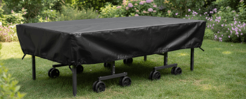 Schutzh&uuml;lle f&uuml;r Tischtennistische im Einsatz: zuverl&auml;ssiger Wetterschutz und Werterhalt f&uuml;r Racketsport