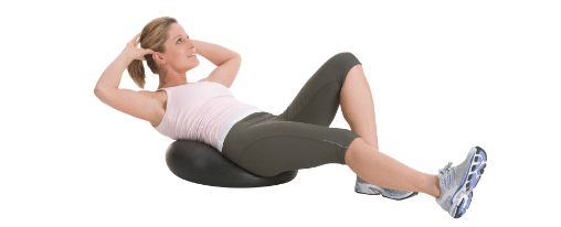 Ballkissen online kaufen im Kübler Sport Onlineshop Ein rundes Ballkissen mit genoppter Oberfläche für Gleichgewichts- und Rückentraining im Therapiebedarf