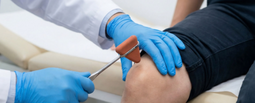 Ein Reflexhammer f&uuml;r medizinische Untersuchungen und Tests im Therapiebereich