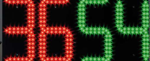 Auswechseltafel am Spielfeldrand – Anzeigetafel für Spielertausch im Vereinsbedarf