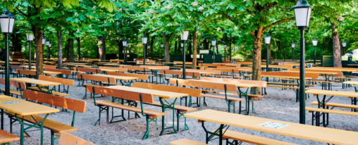 Bierzeltgarnitur mit Lehne kaufen im Kübler Sport Onlineshop Bierzeltgarnitur mit Lehne für Vereine: Rrobuste Garnitur mit Tisch und Bierbänken, ideal für Veranstaltungen und Vereinsfeiern