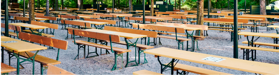 Bierzeltgarnitur mit Lehne Bierzeltgarnitur mit Lehne
