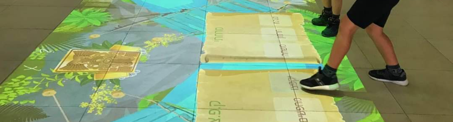 Interaktive Bodenprojektoren