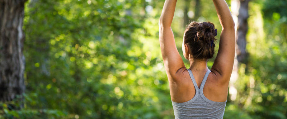 Sport im Wald