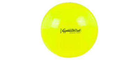 Gelber Pezziball von Ledragomma