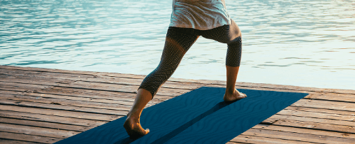 Yogamatte online kaufen bei Kübler Sport Vielseitige Yogamatte für Fitnessübungen, ideal für Stabilität und Komfort