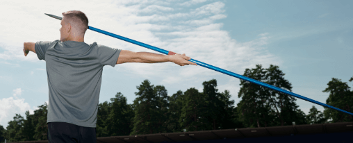 Wurfspeere für Speerwurf Aerodynamisch geformte Wurfspeere für Training und Wettkampf – in verschiedenen Längen und Gewichtsklassen.