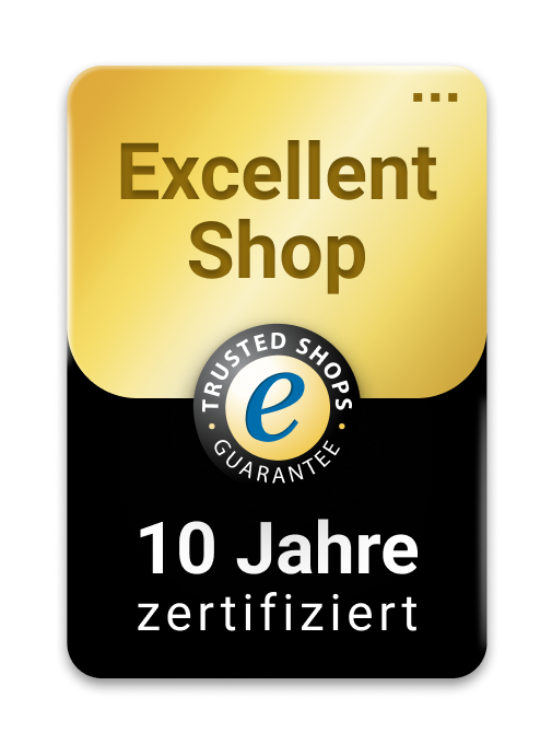 Trusted Shops - Excellent Shop: 10 Jahre zertifiziert