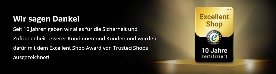 Trusted Shops Award 10 Jahre