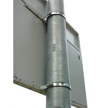 Befestigungssatz für Rundmast
