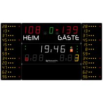 Stramatel® Anzeigetafel Multisport Super Pro Indoor, fünf Module