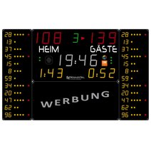 Stramatel® Anzeigetafel Multisport Pro Indoor, vier Module