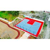 Bergo® Sportbodenbelag für Basketball Court 3x3