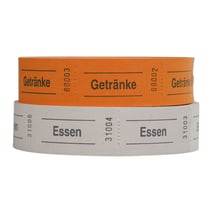 Wertmarken Rolle mit 1000 Abrissen 