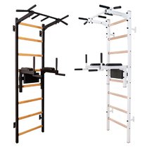 BenchK® Sprossenwand 222 mit Klimmzugstange & Dip-Bügel