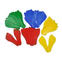 tanga sports&reg; Bodenmarkierung F&uuml;&szlig;e, 5er-Set