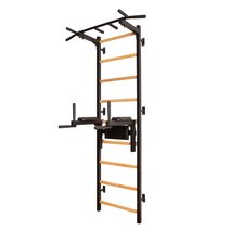 BenchK® Sprossenwand 722 mit fester Klimmzugstange & Dip-Bügel