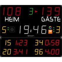Stramatel® Anzeigetafel Multisport Pro Indoor, zwei Module