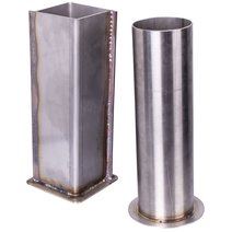 Bodenhülse aus Edelstahl, Einstecktiefe 300 mm