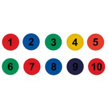 Bodenmarkierung Zahlen, 10er-Set