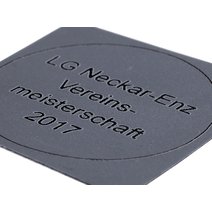 Gravur-Schild für Medaillen