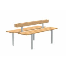 rontec® Umkleidebank, doppelseitig
